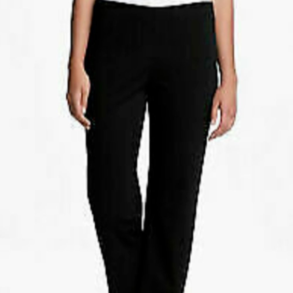 NWT $228 Eileen Fisher Black Viscose Stretch Ponte